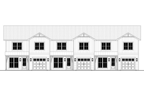 Exterior - Front Elevation 4 for Farmhouse House Plan #430-373 - 9 bed, 6 bath