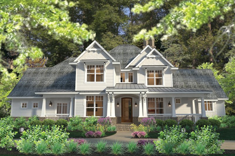 Architectural House Design - Exterior - Front Elevation 4 for Craftsman House Plan #120-248 - 3 bed, 2.5 bath