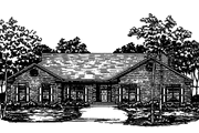 Colonial Style House Plan - 3 Beds 2.5 Baths 2720 Sq/Ft Plan #30-265 