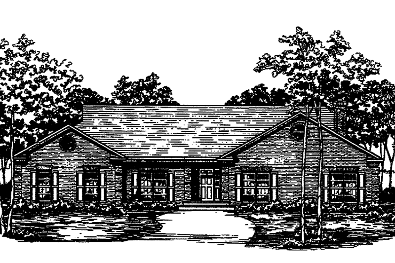 Home Plan - Exterior - Front Elevation 3 for Colonial House Plan #30-265 - 3 bed, 2.5 bath