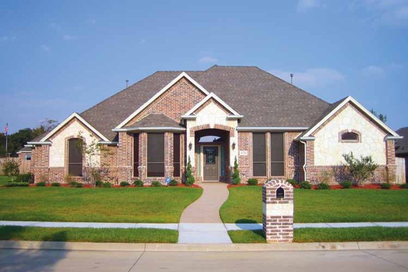 Home Plan - Exterior - Front Elevation 3 for Country House Plan #84-647 - 5 bed, 3 bath