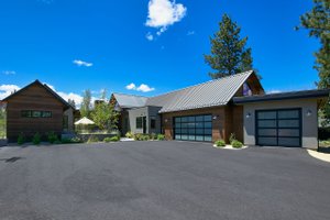 Exterior - Front Elevation 3 for Contemporary House Plan #892-21 - 3 bed, 3.5 bath