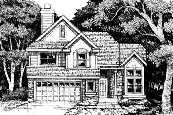 Exterior - Other Elevation for Traditional House Plan #50-178 - 4 bed, 3 bath