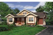 Craftsman Style House Plan - 2 Beds 2 Baths 1657 Sq/Ft Plan #132-532 