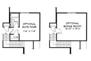 Tudor Style House Plan - 4 Beds 3.5 Baths 1959 Sq/Ft Plan #413-135 