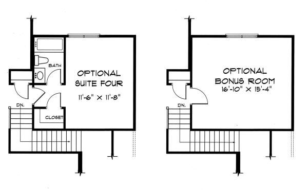 Dream House Plan - Tudor Floor Plan - Other Floor Plan #413-135