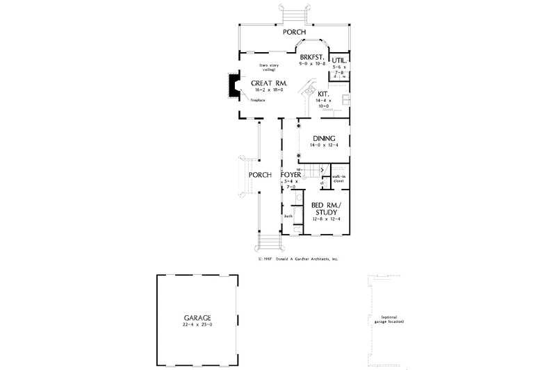 Home Plan - Floor Plan - Main Floor for Classical House Plan #929-369 - 3 bed, 3 bath