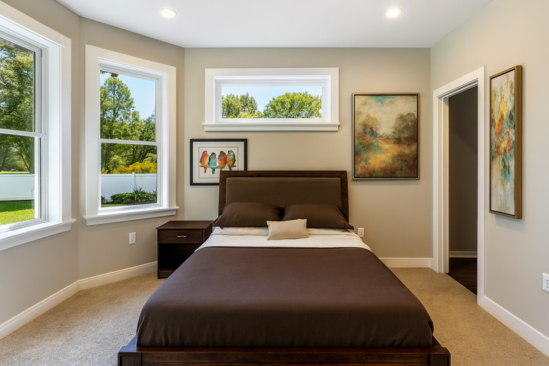 Dream House Plan - Interior - Master Bedroom 1 for European House Plan #1060-468 - 2 bed, 2 bath