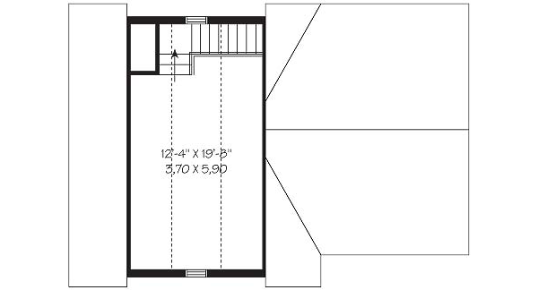Architectural House Design - Traditional Floor Plan - Upper Floor Plan #23-439