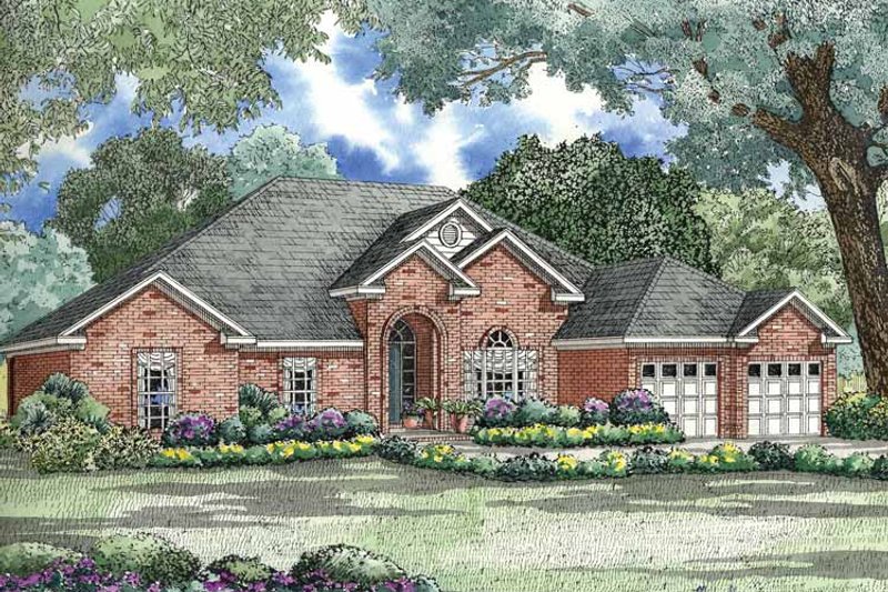 Architectural House Design - Ranch Exterior - Front Elevation Plan #17-2792