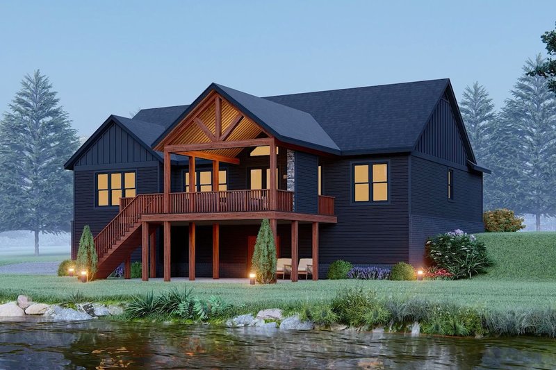 House Plan Design - Photo 3 for Contemporary House Plan #932-953 - 3 bed, 2.5 bath