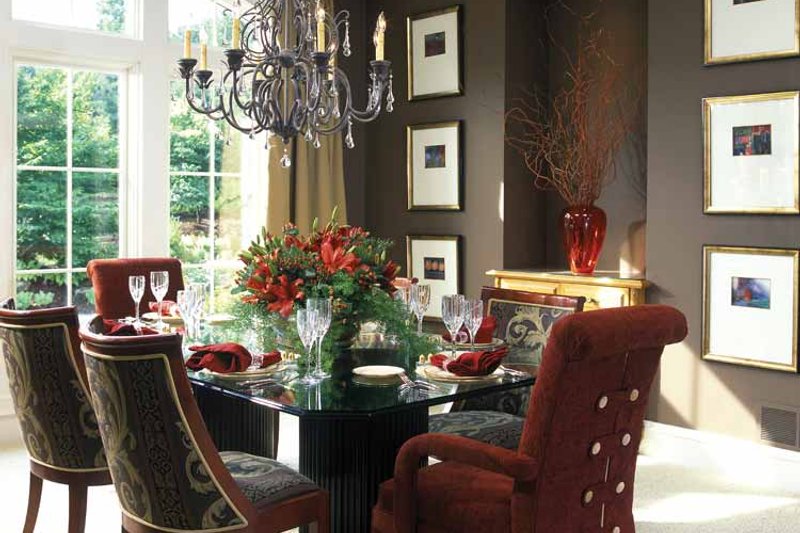 Architectural House Design - Interior - Dining Room for European House Plan #928-37 - 4 bed, 3 bath