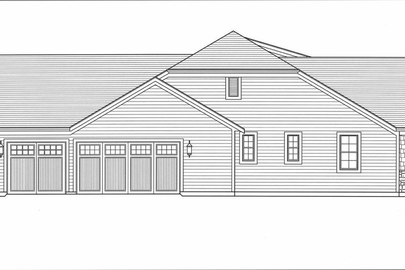 Home Plan - Exterior - Other Elevation 1 for Craftsman House Plan #46-527 - 3 bed, 2.5 bath