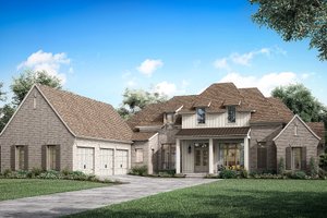 Traditional Exterior - Front Elevation Plan #1081-29