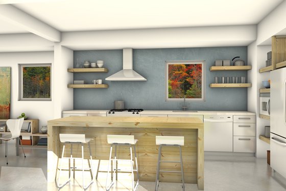 Interior - Other 2 for Modern House Plan #497-58 - 3 bed, 3 bath