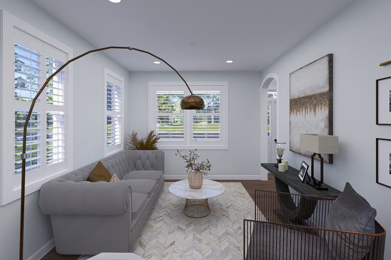 House Design - Interior - Family Room 4 for Farmhouse House Plan #1060-262 - 4 bed, 2.5 bath