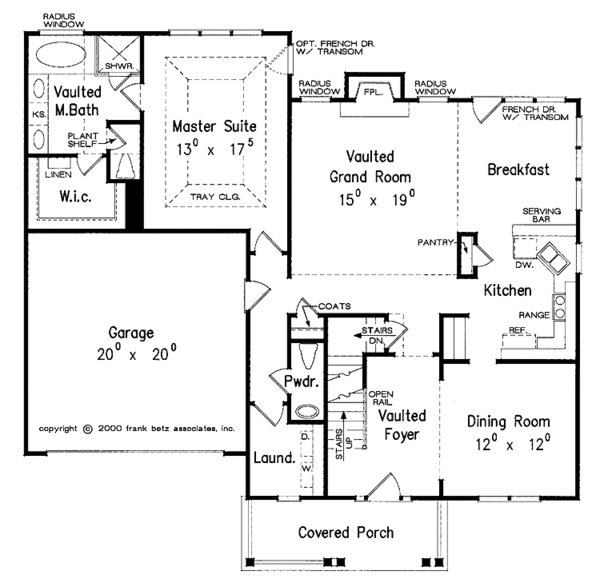 Architectural House Design - Country Floor Plan - Main Floor Plan #927-611