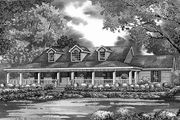 Ranch Style House Plan - 3 Beds 2 Baths 1921 Sq/Ft Plan #17-2777 