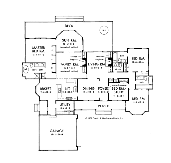 Architectural House Design - Country Floor Plan - Main Floor Plan #929-163