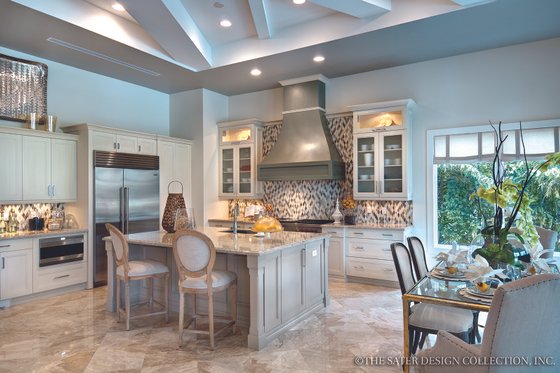 Interior - Kitchen 2 for Mediterranean House Plan #930-444 - 3 bed, 3.5 bath