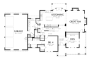 Craftsman Style House Plan - 4 Beds 3.5 Baths 3155 Sq/Ft Plan #48-813 