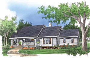 Country Exterior - Front Elevation Plan #929-132
