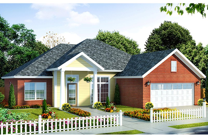 House Design - Traditional Exterior - Front Elevation Plan #513-2135