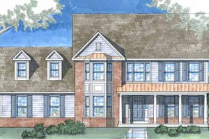 Dream House Plan - Country Exterior - Front Elevation Plan #1029-15
