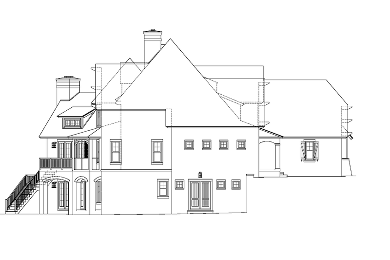 Dream House Plan - Exterior - Other Elevation for European House Plan #453-605 - 5 bed, 6 bath