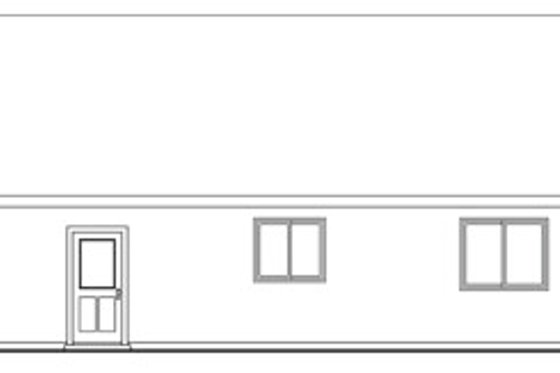 Exterior - Other Elevation 1 for Craftsman House Plan #124-763 - 3 bed, 2 bath