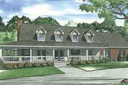 Traditional Style House Plan - 3 Beds 2.5 Baths 1860 Sq/Ft Plan #17-1163 