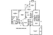 European Style House Plan - 4 Beds 3.5 Baths 3063 Sq/Ft Plan #81-1295 