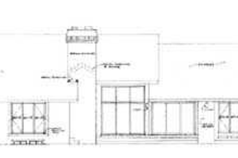 Home Plan - Exterior - Rear Elevation for Traditional House Plan #72-165 - 3 bed, 4 bath