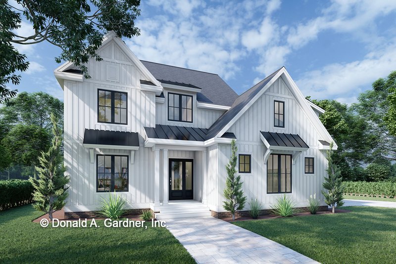 House Design - Farmhouse Exterior - Front Elevation Plan #929-1064