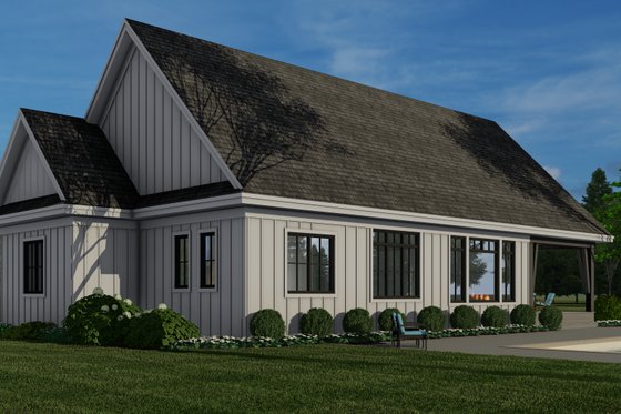 Exterior - Front Elevation 4 for Farmhouse House Plan #51-1157 - 3 bed, 2.5 bath