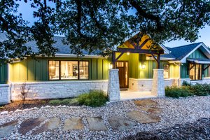 Exterior - Front Elevation 3 for Craftsman House Plan #935-12 - 3 bed, 2 bath