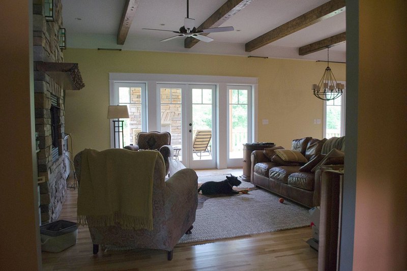 Dream House Plan - Interior - Family Room for Craftsman House Plan #932-10 - 3 bed, 2.5 bath