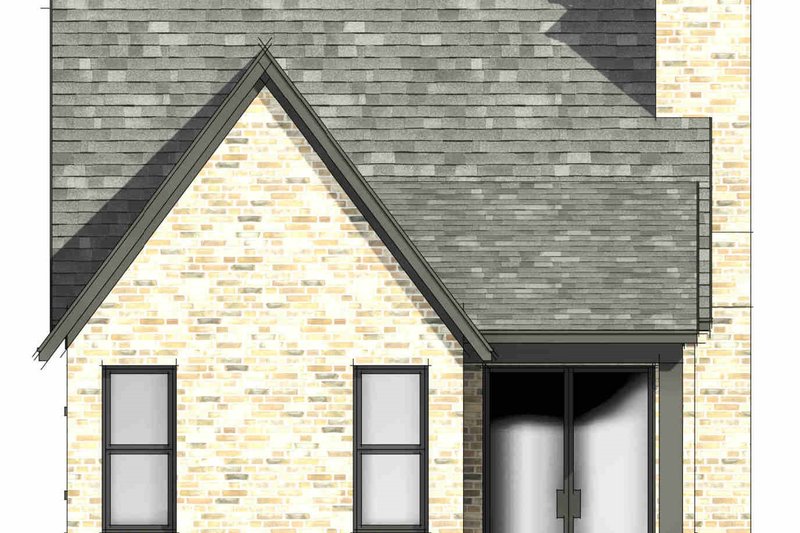 House Design - Exterior - Rear Elevation 1 for Cottage House Plan #1096-142 - 2 bed, 2 bath