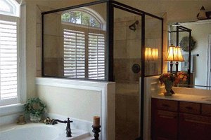 Country Interior - Master Bathroom Plan #137-216