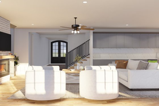 Interior - Family Room 1 for Traditional House Plan #923-343 - 5 bed, 4.5 bath