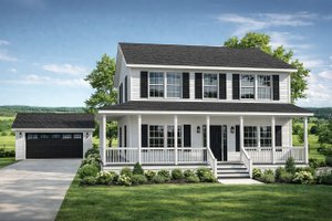 Traditional Exterior - Front Elevation Plan #124-852