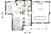 European Style House Plan - 3 Beds 2.5 Baths 2339 Sq/Ft Plan #23-531 