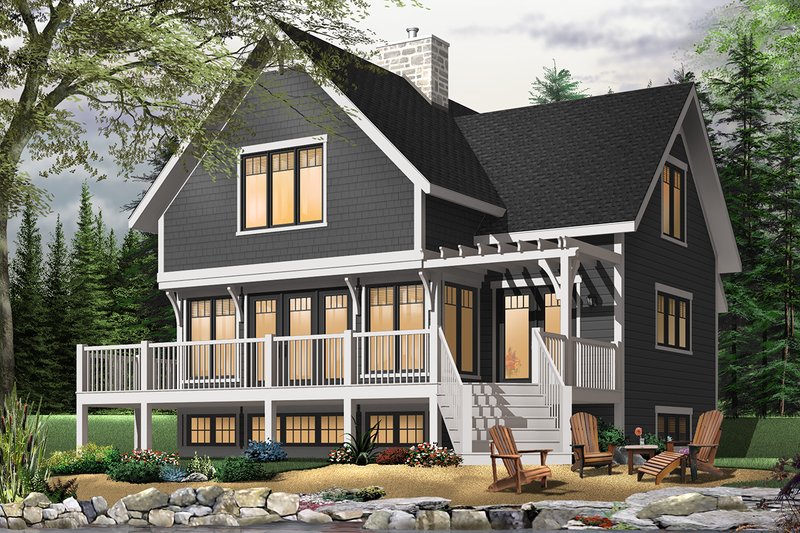 Home Plan - European Exterior - Front Elevation Plan #23-628