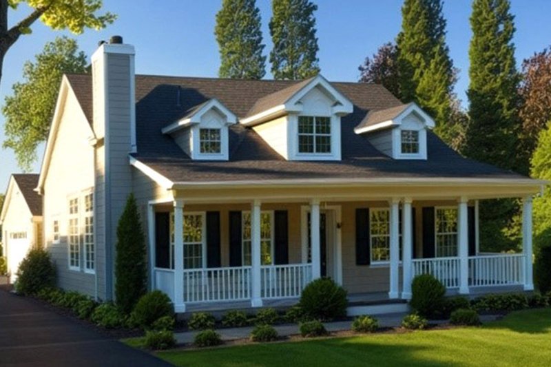 Home Plan - Country Exterior - Front Elevation Plan #3-333