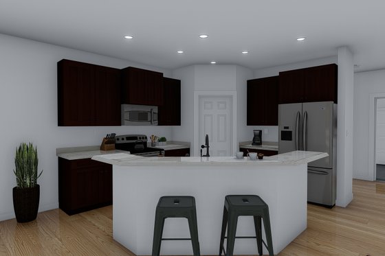 Interior - Kitchen for Craftsman House Plan #1060-50 - 4 bed, 3 bath