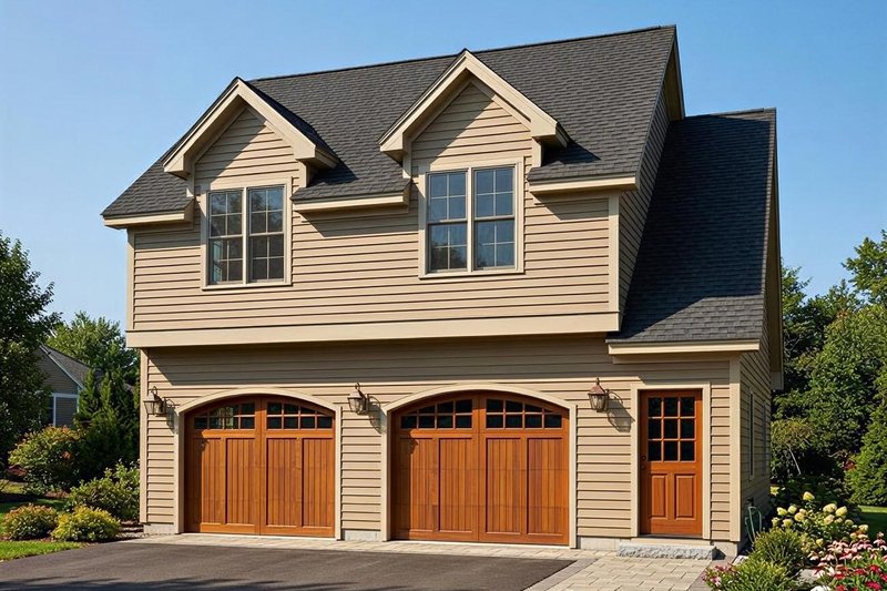 Dream House Plan - Exterior - Front Elevation 2 for Traditional House Plan #22-460 - 1 bed, 1 bath