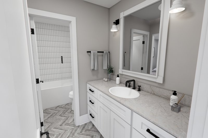 House Plan Design - Interior - Bathroom 2 for Traditional House Plan #51-1252 - 3 bed, 3.5 bath