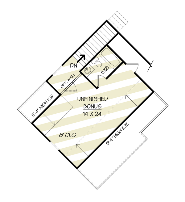 Architectural House Design - Craftsman Floor Plan - Other Floor Plan #119-457