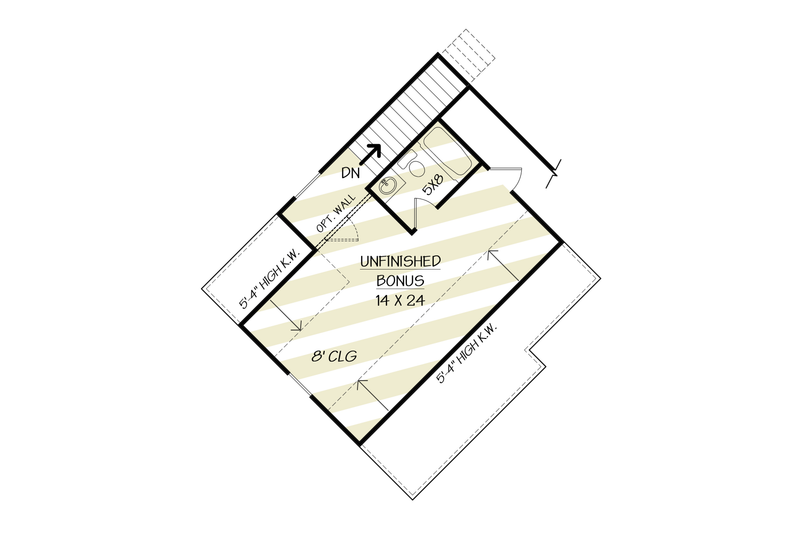 House Design - Floor Plan - Other Floor for Craftsman House Plan #119-457 - 3 bed, 2.5 bath