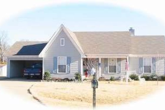 Exterior - Front Elevation for Traditional House Plan #81-1386 - 3 bed, 2 bath